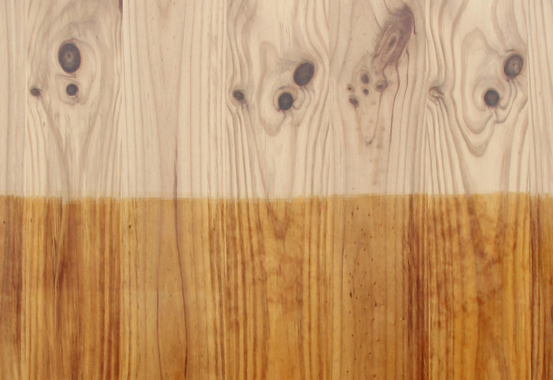 Smoked Knotty Pine Wood Veneers From Decowood